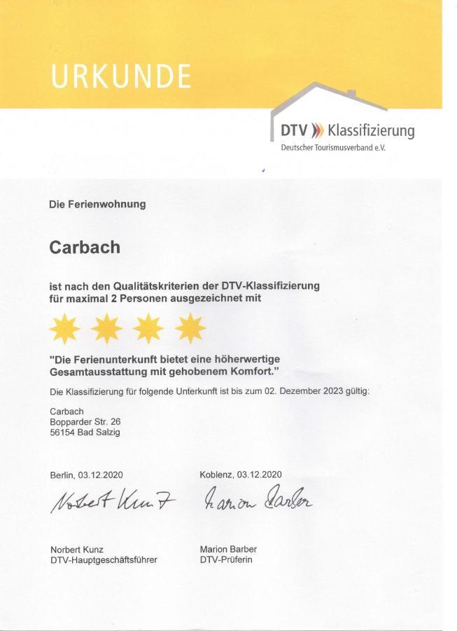 4-Sterne Ferienwohnung Carbach -Perfekt Fuer Radfahrer- Boppard Εξωτερικό φωτογραφία